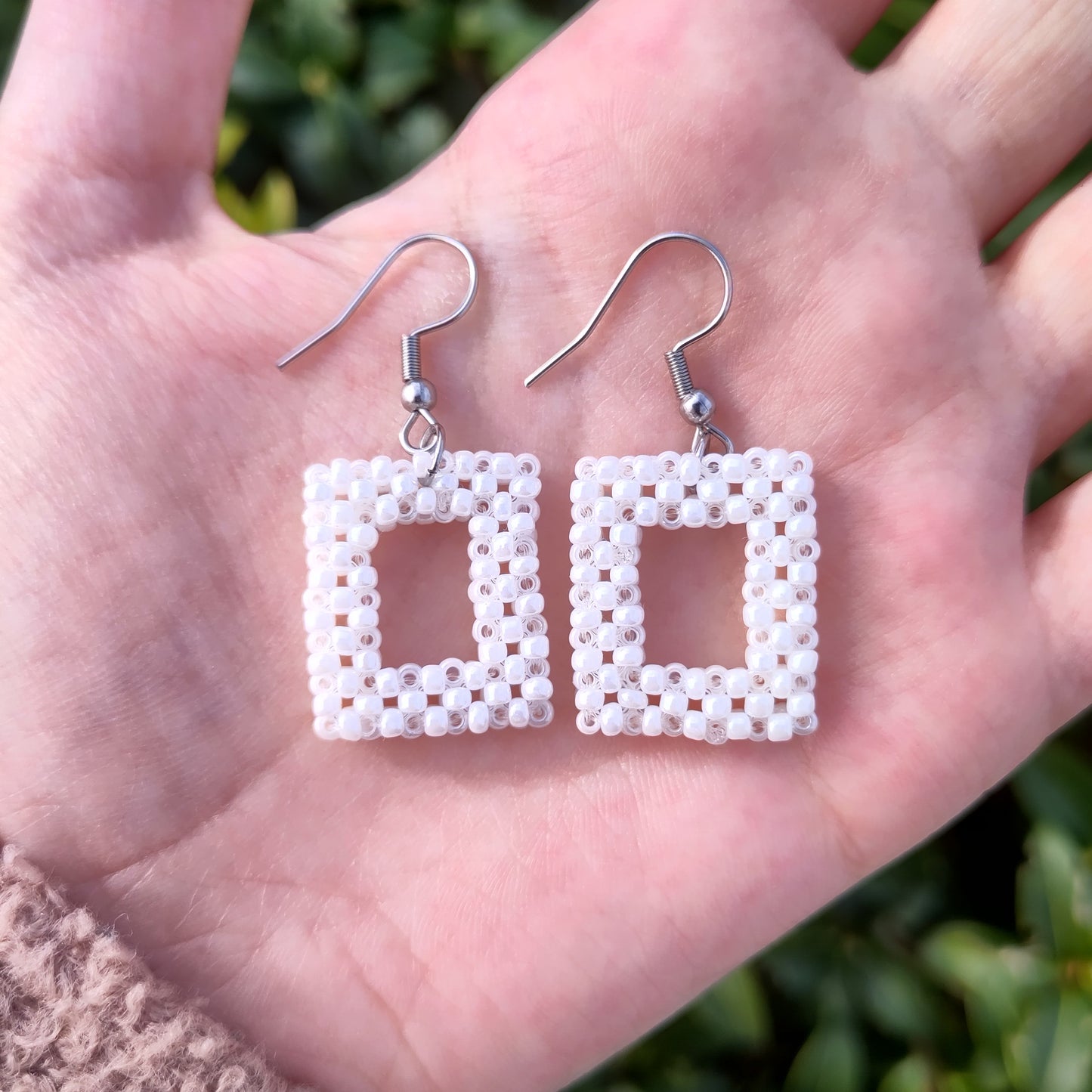 BOUCLES D'OREILLES - RECTANGLE