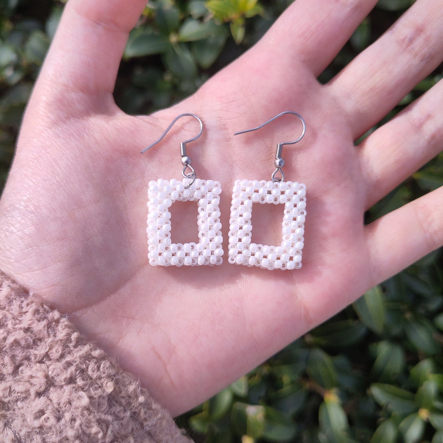BOUCLES D'OREILLES - RECTANGLE