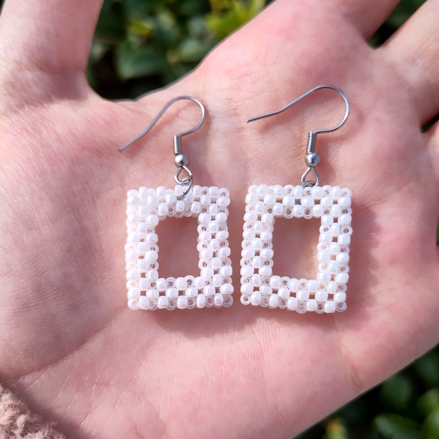 BOUCLES D'OREILLES - RECTANGLE