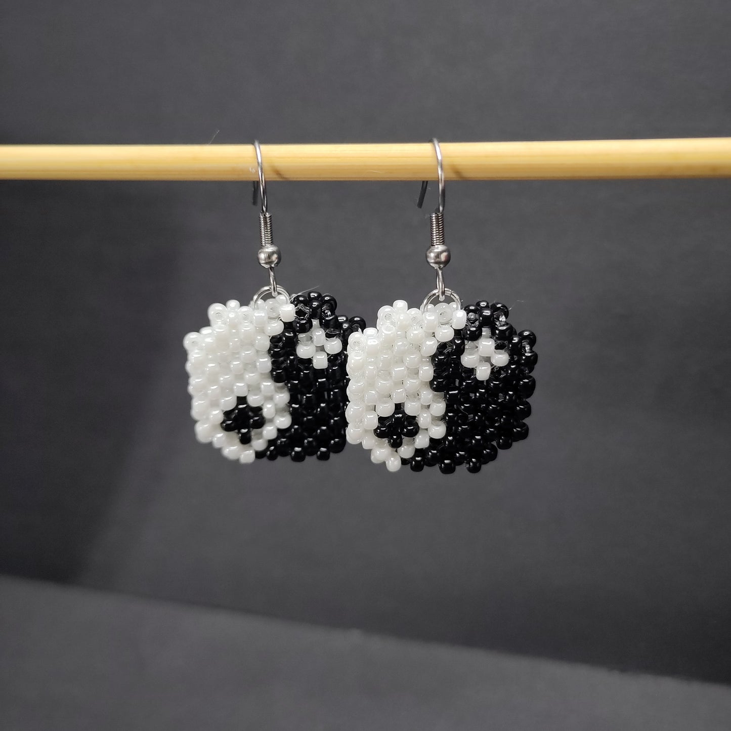 BOUCLES D'OREILLES - YING YANG